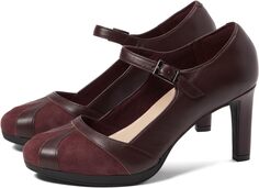 Туфли Ambyr Light Clarks, цвет Burgundy Combi