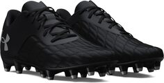 Бутсы Magnetico Select 3.0 Soccer Cleats Under Armour, цвет Black/Black/Metallic Silver