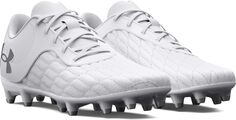Бутсы Magnetico Select 3.0 Soccer Cleats Under Armour, цвет White/White/Metallic Silver