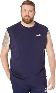 Топ Big &amp; Tall Essentials Sleeveless Tee PUMA, цвет Peacoat