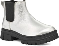 Ботинки Челси Ashton Chelsea Leather UGG, цвет Silver Metallic