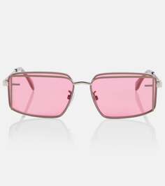 Солнцезащитные очки fendi first sight прямоугольной формы Fendi, мультиколор
