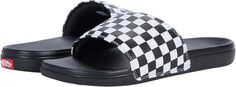Сандалии La Costa Slide-On Vans, цвет (Checkerboard) True White/Black