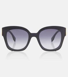 Первые квадратные солнцезащитные очки fendi Fendi, черный