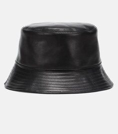 Кожаная шляпа-ведро Loewe, черный