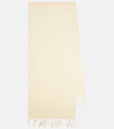 Коконирующий кашемировый шарф Loro Piana, белый