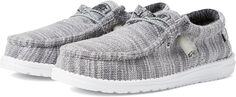 Кроссовки Wally Stretch Mix Slip-On Casual Shoes Hey Dude, цвет Granite