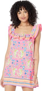 Зоя Ромпер Lilly Pulitzer, цвет Prosecco Pink Tigress Garden Engineered Romper