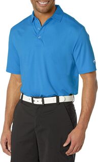 Однотонная рубашка-поло Opti-Dri Micro-Hex Callaway, цвет Vallarta Blue