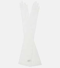 Свадебные тюлевые перчатки Vivienne Westwood, белый