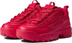 Кроссовки Disruptor II Premium Fashion Sneaker Fila, цвет Fila Red/Fila Red/Fila Red