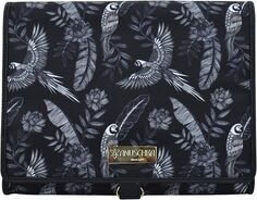 Косметичка Hanging Travel Organizer Printed Fabric 13001 Anuschka, цвет Jungle Macaws