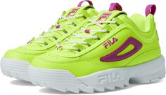 Кроссовки Disruptor II Premium Fashion Sneaker Fila, цвет Safety Yellow/Orchid Flower/White