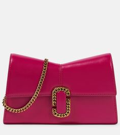 Ул. кожаный кошелек marc на цепочке Marc Jacobs, розовый