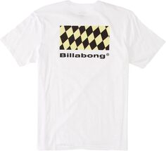 Футболка Segment с короткими рукавами Billabong, белый