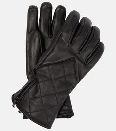 Стеганые кожаные перчатки dana Bogner, черный