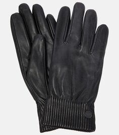 Кожаные перчатки Canada Goose, черный
