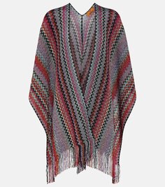 Зигзагообразная накидка Missoni, мультиколор