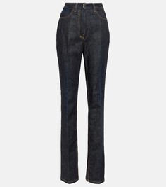 Узкие джинсы с высокой посадкой Givenchy, синий