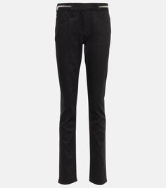 Узкие джинсы с низкой посадкой Givenchy, черный