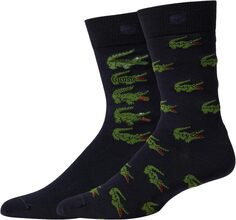 Подарочный набор из 2 носков с крокодиловой крокодилом Lacoste, цвет Abysm