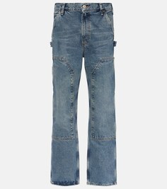 Прямые джинсы rami со средней посадкой Agolde, синий