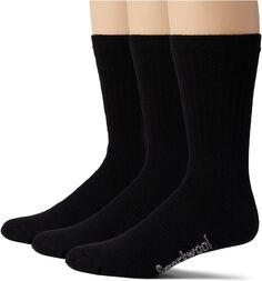 Классические однотонные носки для походов с полной подушечкой, 3 шт. Smartwool, черный