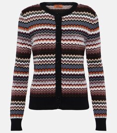 Кардиган из смесовой шерсти с зигзагом Missoni, мультиколор