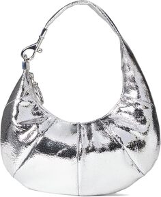 Сумка Mini Croissant Rebecca Minkoff, цвет Silver