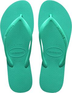 Шлепанцы Slim Flip Flop Sandal Havaianas, цвет Virtual Green