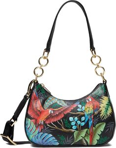 Сумка Small Convertible Hobo - 701 Anuschka, цвет Rainforest Beauties