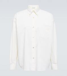 Хлопчатобумажную рубашку Acne Studios, белый