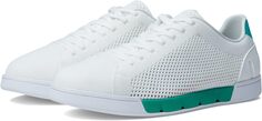 Кроссовки Breeze Tennis Knit Sneakers SWIMS, цвет White/Grass Green