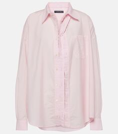 Рубашка из смесового хлопка Y/Project, розовый