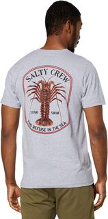 Стандартная футболка с короткими рукавами Spiny Salty Crew, цвет Athletic Heather