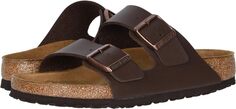 Сандалии на плоской подошве Arizona - Birko-Flor (Unisex) Birkenstock, цвет Brown Birko-Flor