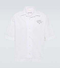 Рубашка из хлопкового поплина address Givenchy, белый
