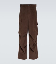 Вельветовые брюки карго garnett The Frankie Shop, коричневый