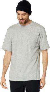 Безусадочная футболка Carefree с карманом и коротким рукавом L.L.Bean, цвет Gray Heather L.L.Bean®