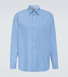 Рубашка из стираного твила finx Auralee, синий
