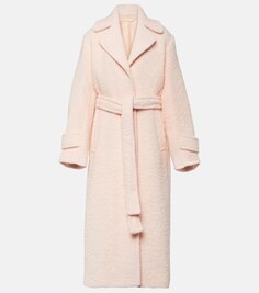 Пальто osaska из букле Acne Studios, розовый