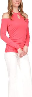 Топ с открытыми плечами MICHAEL Michael Kors, цвет Geranium