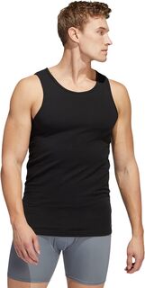 Топ Stretch Cotton 2-Pack Tank Top adidas, черный