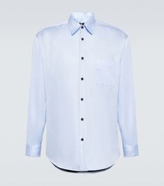 Рубашка из хлопкового поплина Gr10K, синий