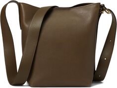 Сумка The Essential Mini Bucket Tote in Leather Madewell, цвет Burnt Olive