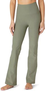 Тренировочные брюки с высокой талией Spacedye Beyond Yoga, цвет Grey Sage Heather
