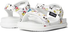 Сандалии на плоской подошве Charley Disney Print Native Shoes Kids, цвет Shell White/Shell White/Mickey All Over Print