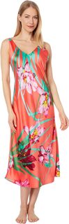 Платье с водяной лилией N by Natori, цвет Coral Pink Combo