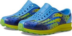 Кроссовки Robbie Sugarlite Print Native Shoes Kids, цвет Resting Blue/Pickle Green/UV Pickle Speed/Snap Speckle Rubber