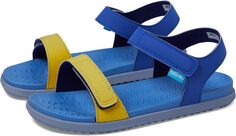 Сандалии на плоской подошве Charley Sugarlite Block Native Shoes Kids, цвет UV Freesia/Resting Blue/Alaska Blue
